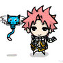 Chibi Natsu and Happy animation