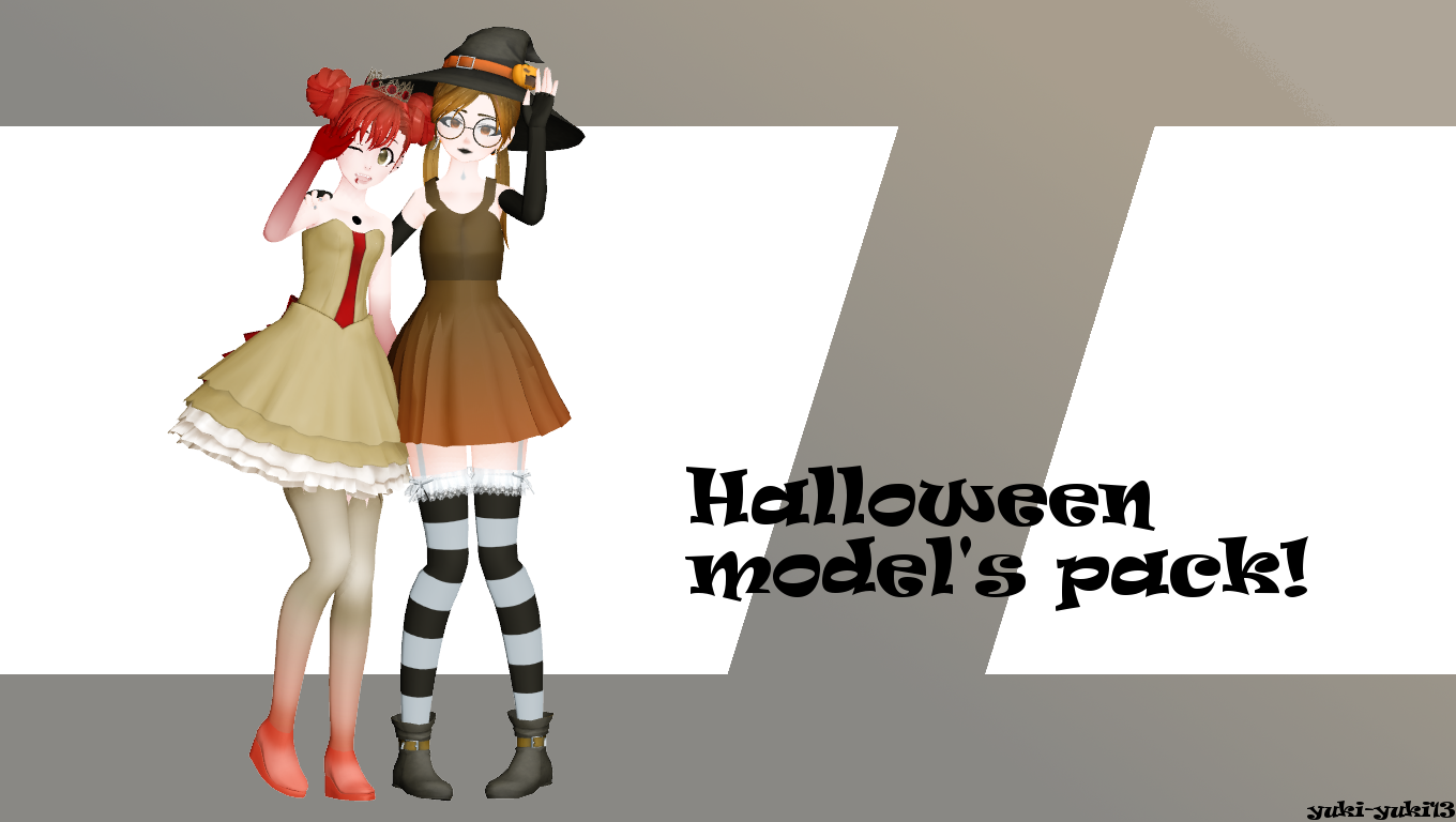 {MMD|PMX} Halloween pack + DL by Yuki-Yuki13 on DeviantArt