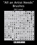 All An Artist Needs Brushes