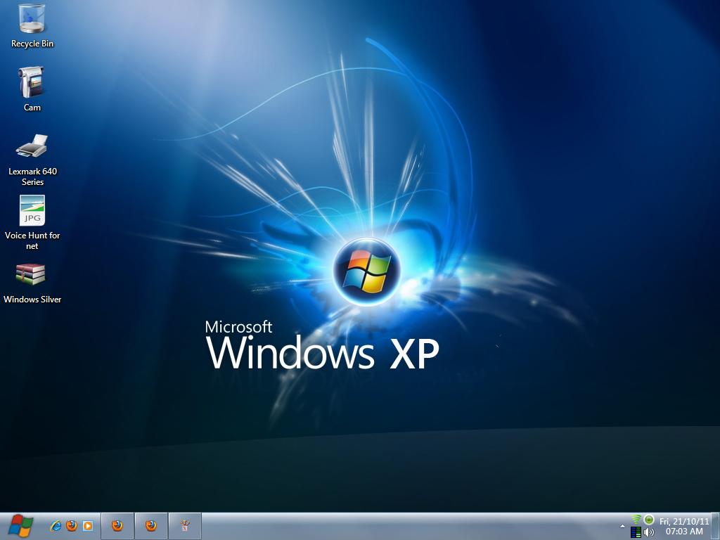 A Silver Windows 7 VS For XP