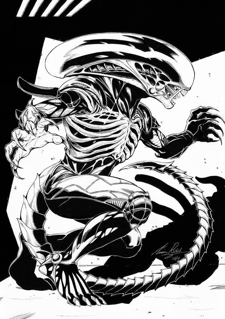 ALIEN inks v2 by TimRees on DeviantArt