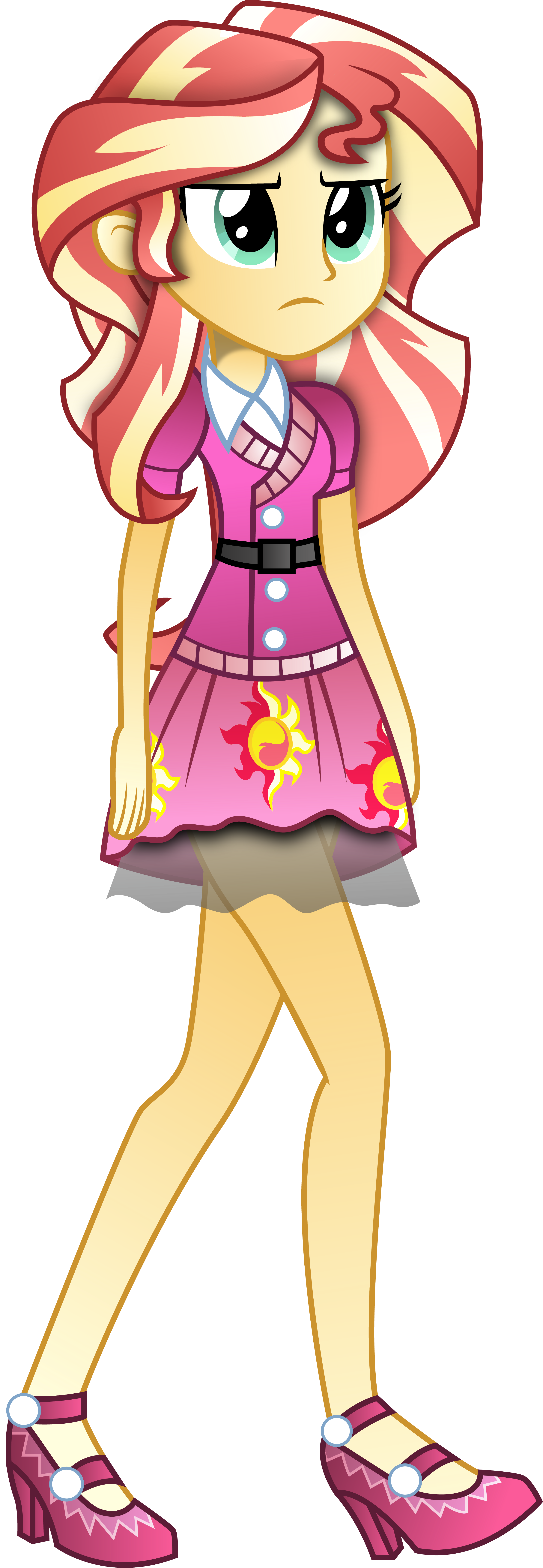 Sunset Shimer School Spirt Clothes Shaded by illumnious on DeviantArt