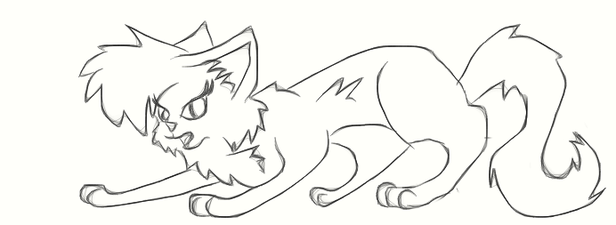 Simple Sketch Of Warrior Cats