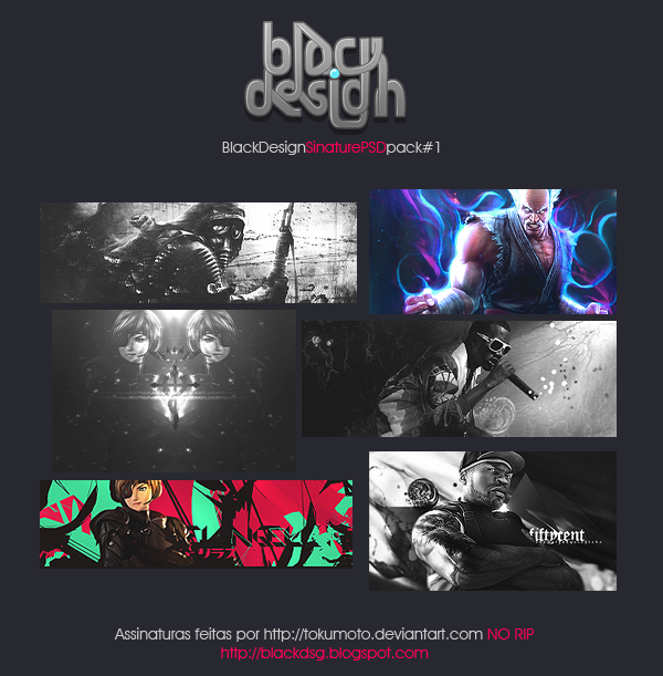 blackDSG Signature PSD pack by BlackDSG on DeviantArt