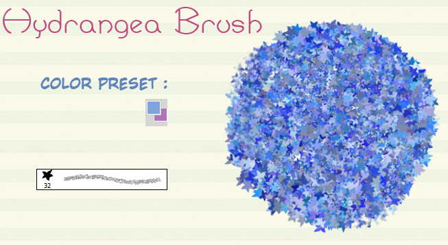 PS : Hydrangea brush