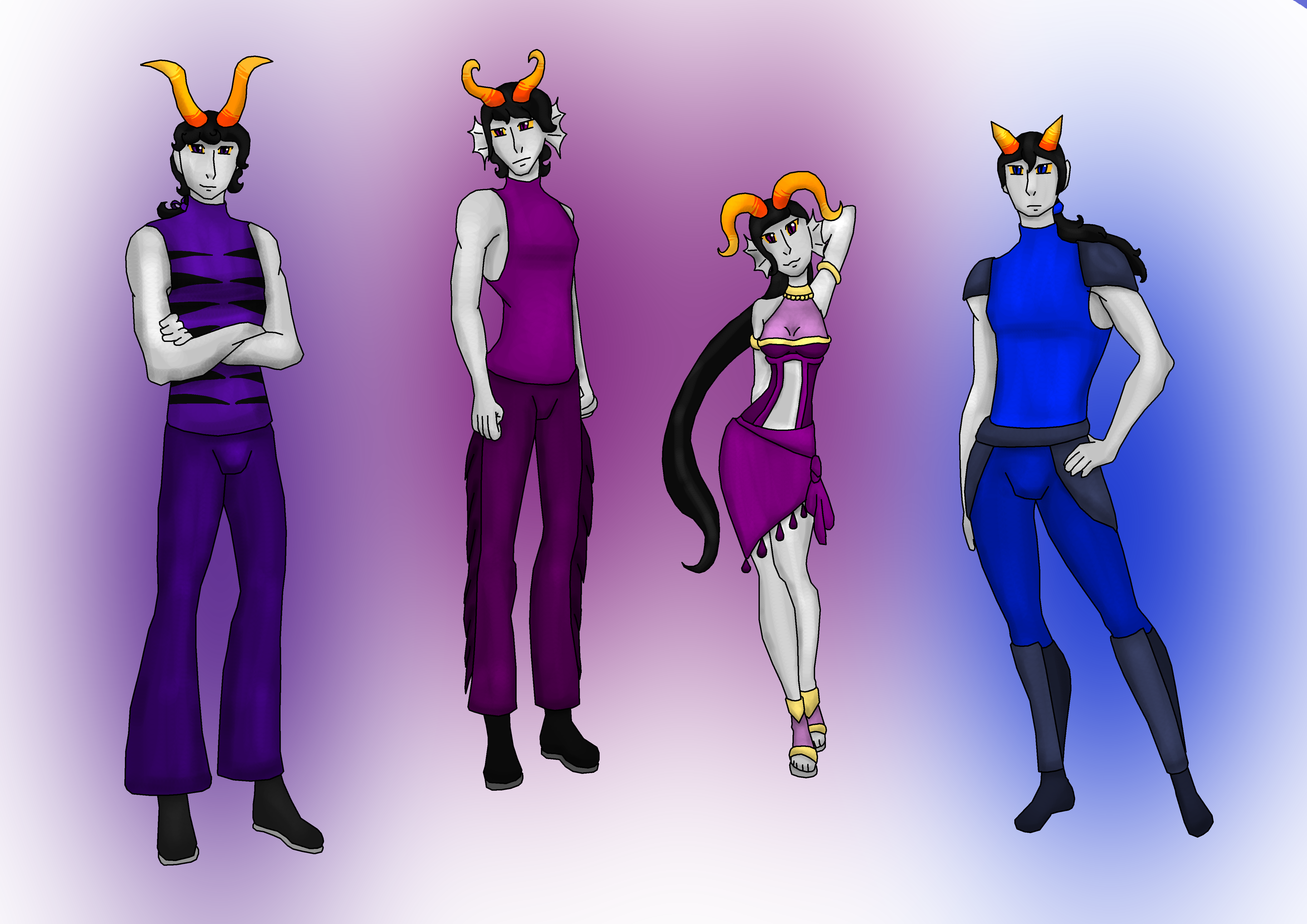 My Homestuck Ocs by Harvestblaze on DeviantArt