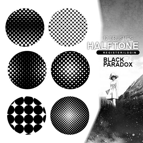 [PACK] 12 Brushes - Halftone by gabygomita on DeviantArt