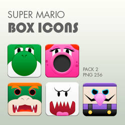 Super Mario Box Icons Pack 2