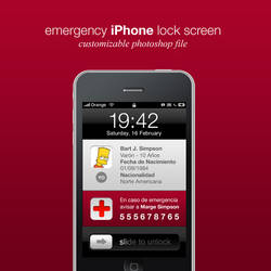 Emergency iPhone Wallpaper