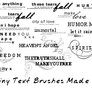 Tiny Text Brushes 2