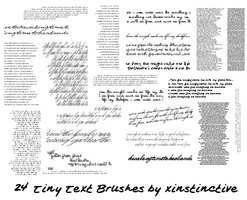 Tiny Text Brushes 5