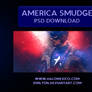 America Smudge PSD Download