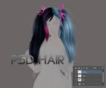 PSD Hair 44