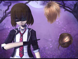 [MMDxDL] Female and male hairs