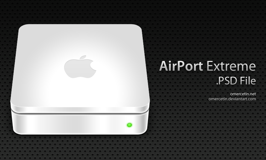 AirPort Extreme PSD File