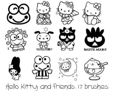 Hello Kitty and friends