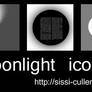 Moon light icons texture