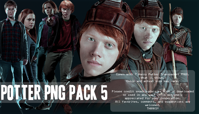 Potter PNG Pack 5