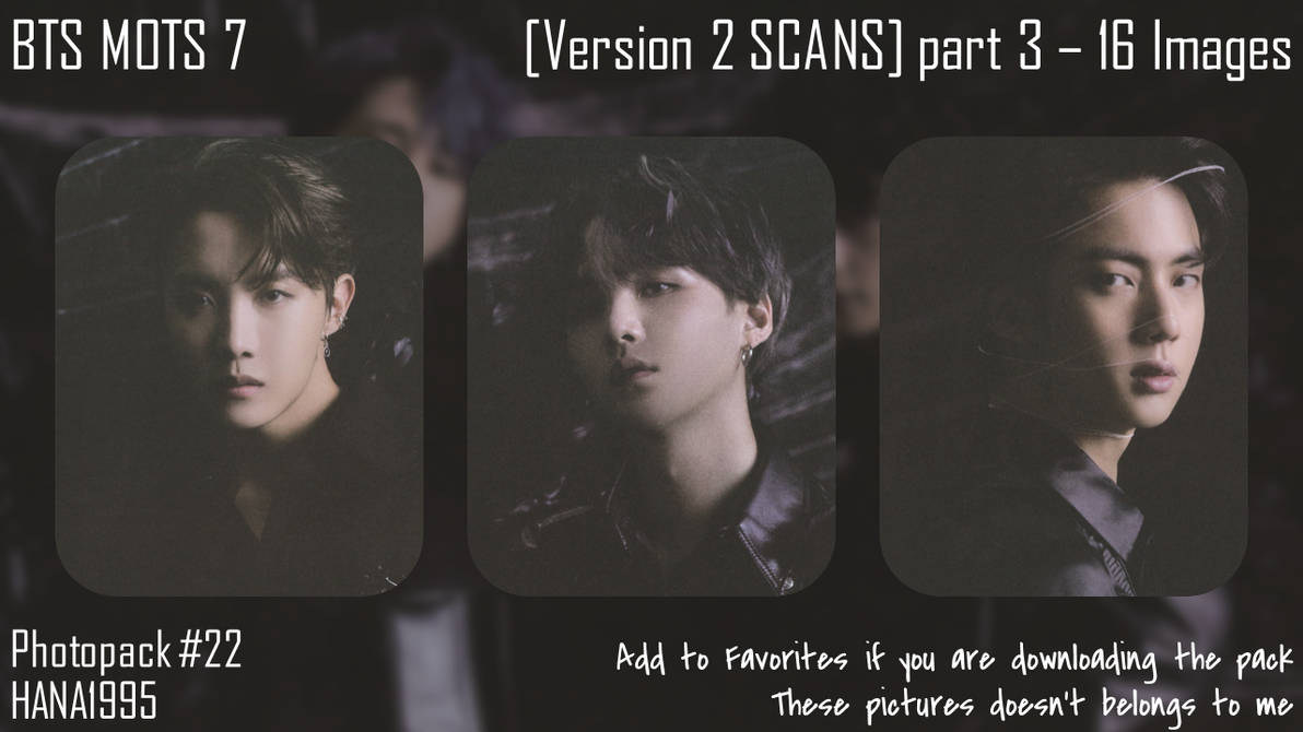 BTS [Photopack 22] MOTS 7 version 2 [Scan3] by HANA1995 on DeviantArt