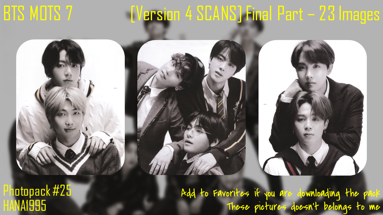 BTS [Photopack #25] MOTS 7 version 4 [Scan-6] by HANA1995 on DeviantArt