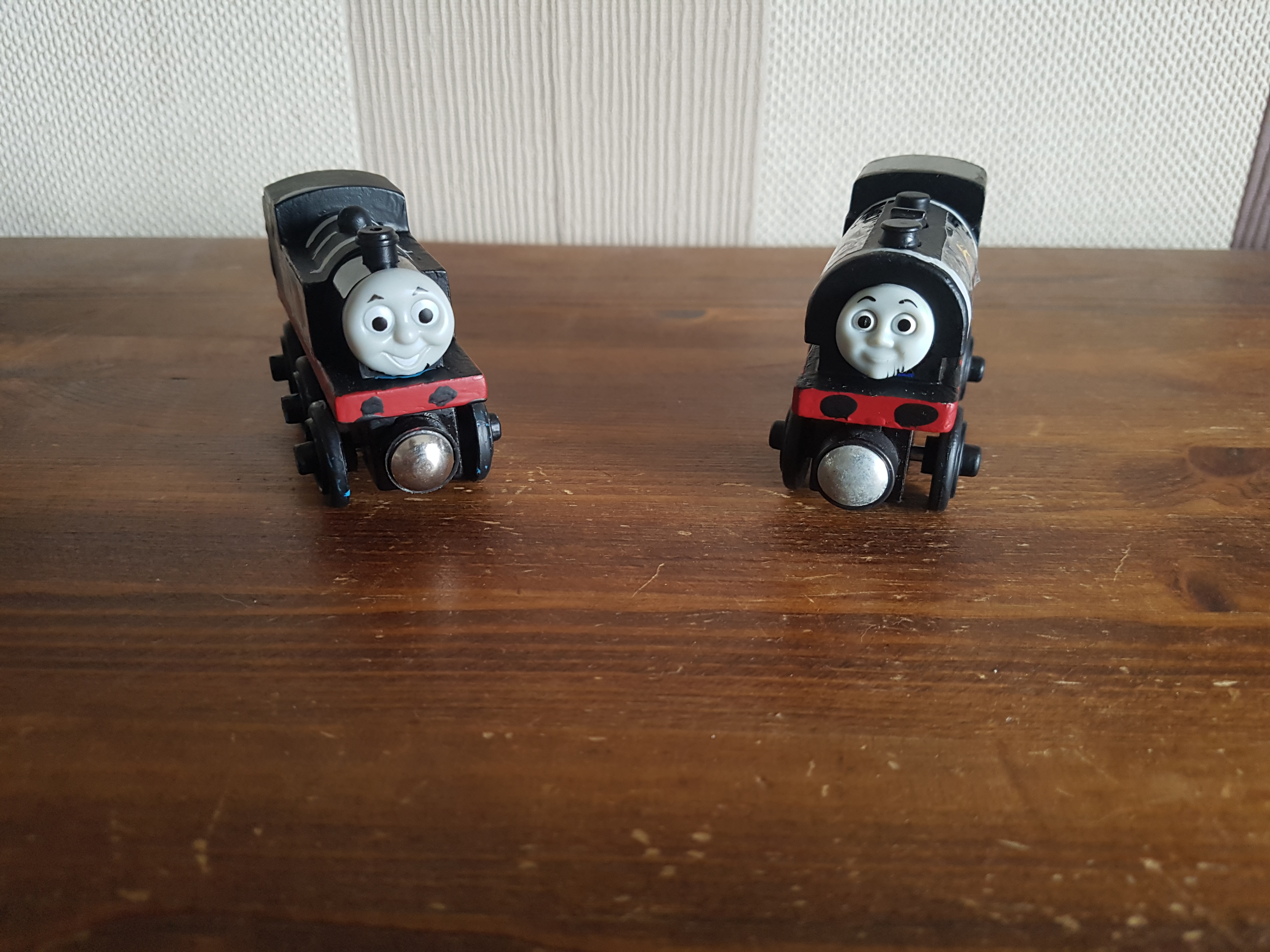Thomas Wooden Railway Customs- Jinty and Pug by MLPFan-00 on DeviantArt