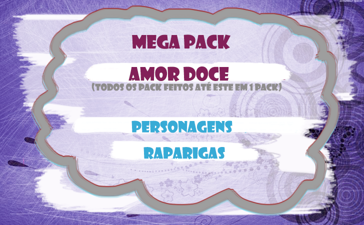 MEGA PACK DE AMOR DOCE-Personagens-Raparigas