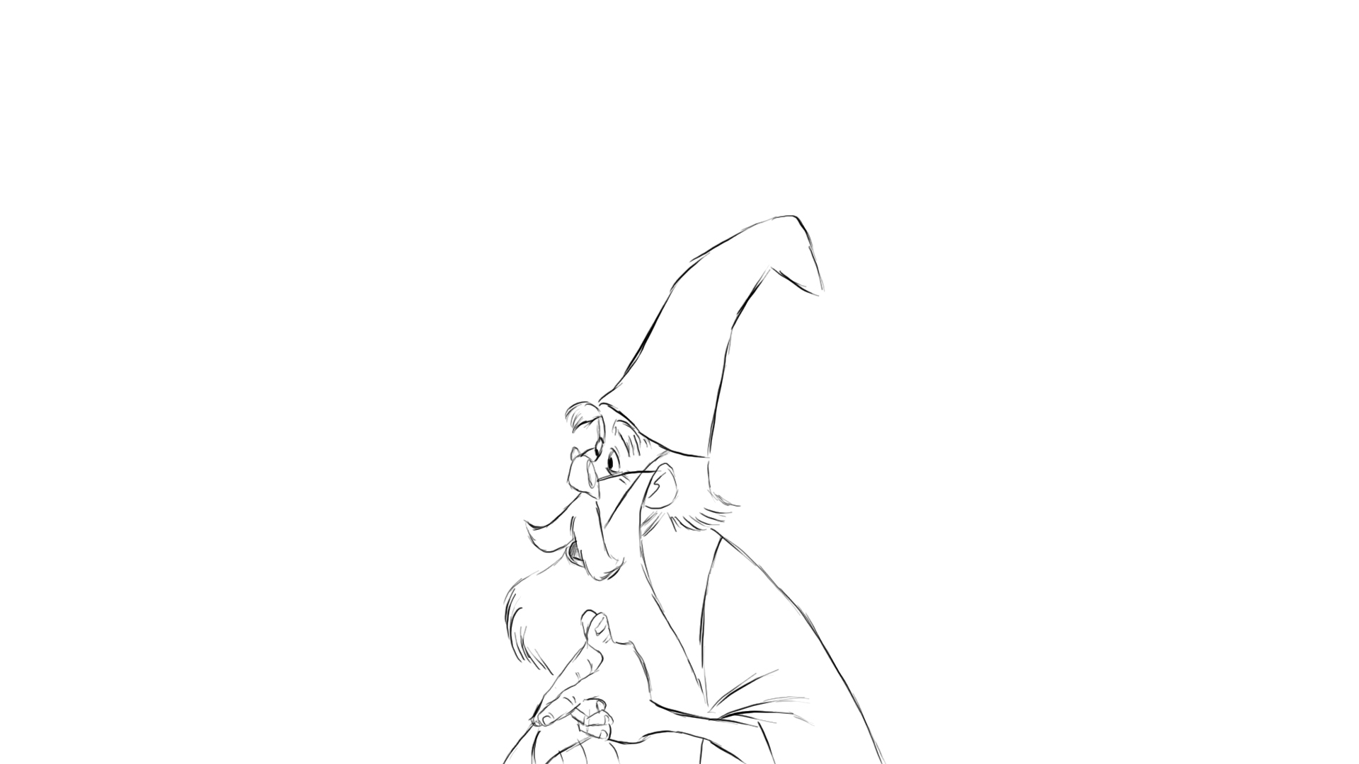 Merlin Animation Disney Style