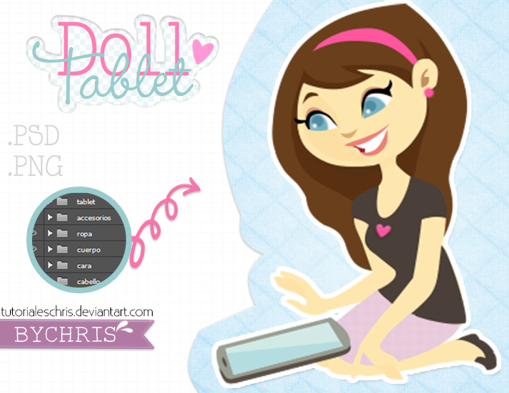 Tablet Doll by tutorialesChris on DeviantArt