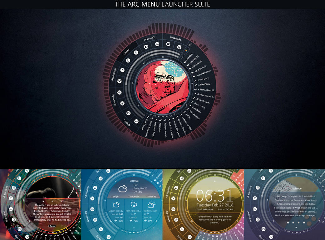 The Arc Menu Launcher Suite V.4.6 by closer2thelung