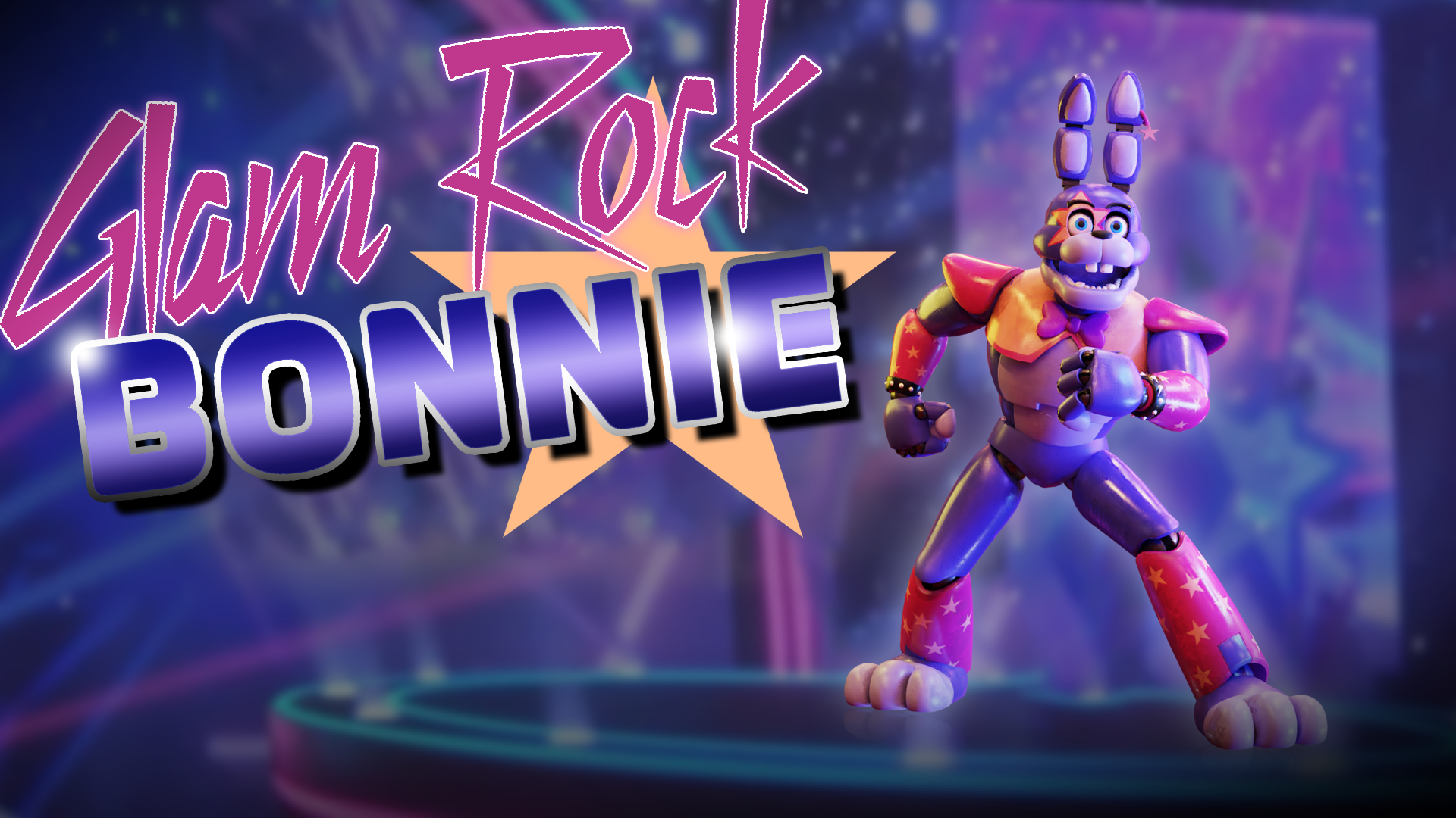 Glamrock Bonnie  Fnaf wallpapers, Bonnie, Fnaf