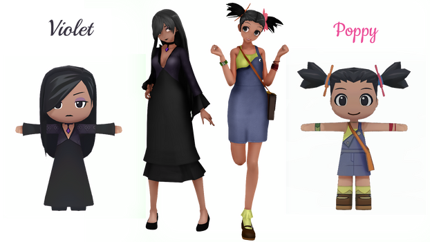 (My Sims) Violet + Poppy Nightshade DL