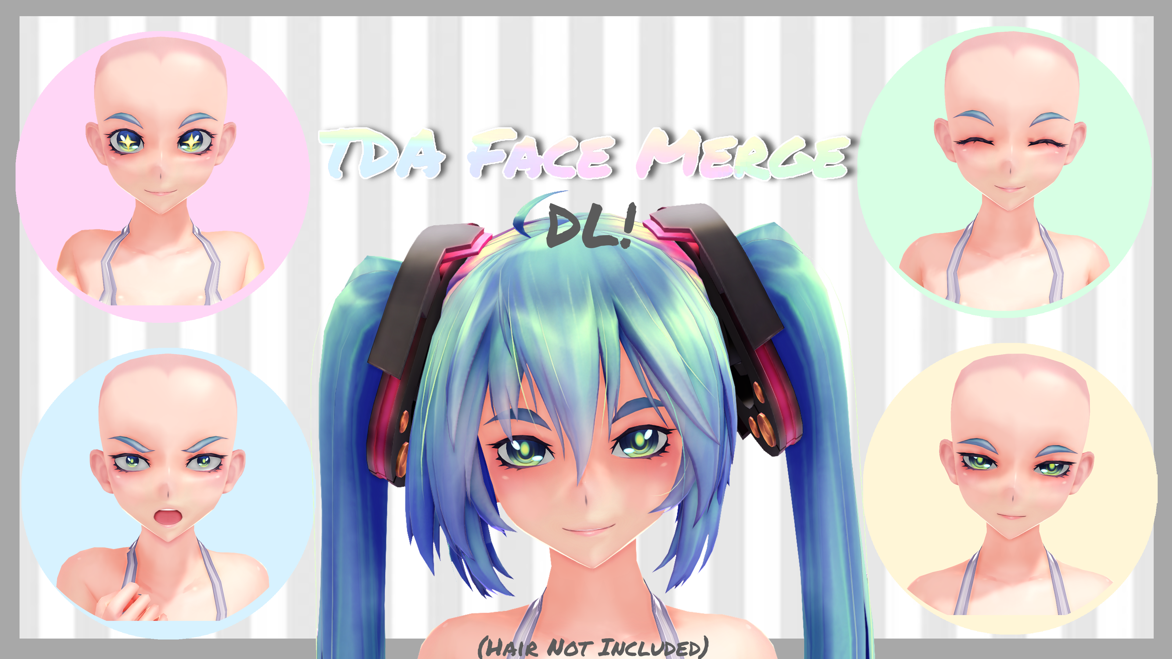 [MMD] Adamaki and TDA Face Merge Base DL (UPDATED) by Bubble123Gum on ...