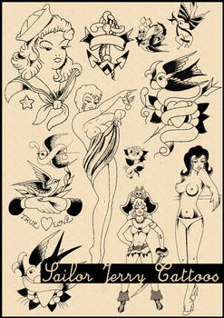 Sailor Jerry Tattoo Brushes