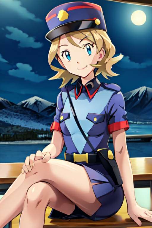 Serena as Officer Jenny by HAKDurbin on DeviantArt