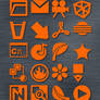 Orange Icon Set