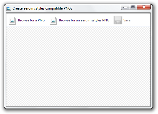 Create aero compatible PNGs