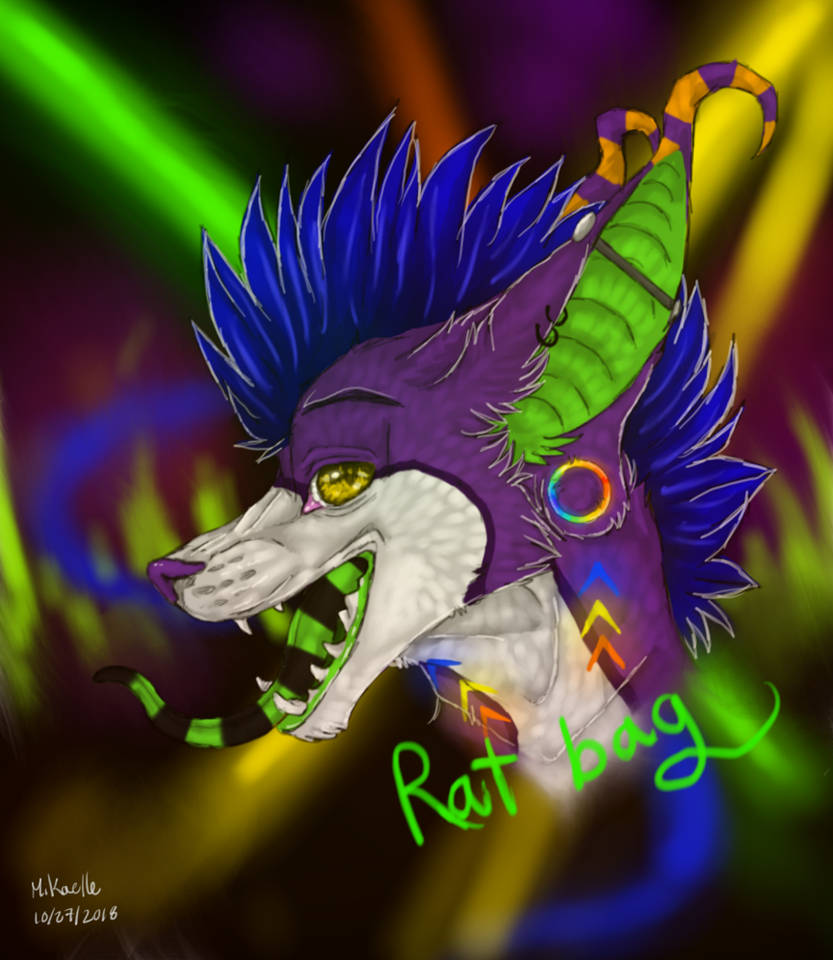 Monster Furry Wolf (art trade on insta ) by MikaKoda on DeviantArt
