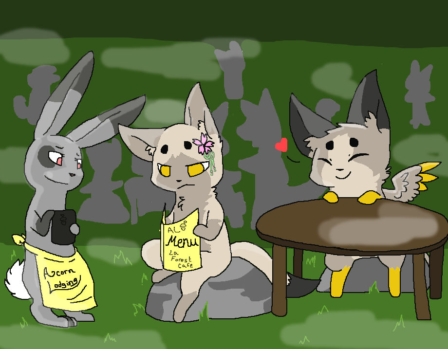 Forest Cafe by KiwiSkunkz on DeviantArt