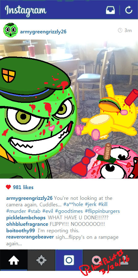 Htf Fanart Fliqpy On Instagram 1 By Patientpaint93 On Deviantart I had doodled this a while back at @coulsart suggestion on twitter when i saw her adorable af flippy x flaky fan art and doodled my own c htf fanart fliqpy on instagram 1 by