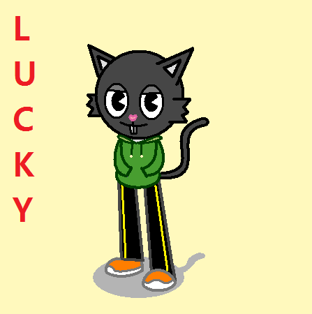 HTF OC Gift - Anthro Lucky