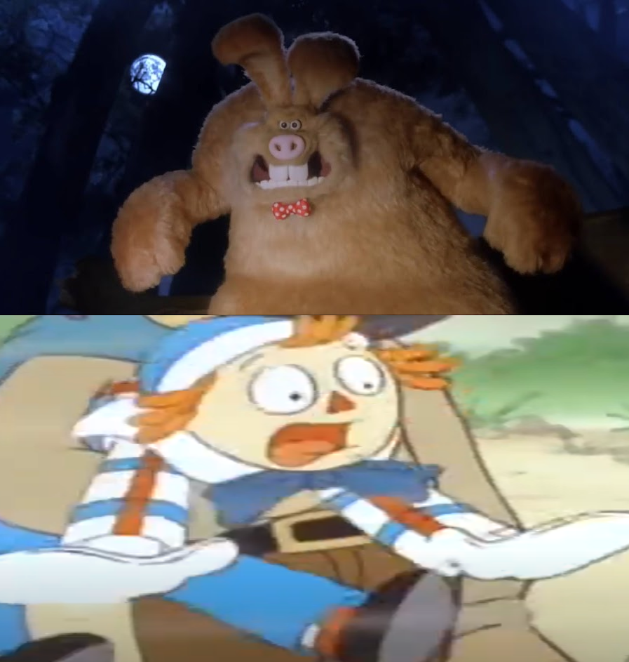 Cursed Raggedy Andy Were-Rabbit scares Raggedy Andy by Alan-G-Brandon on DeviantArt