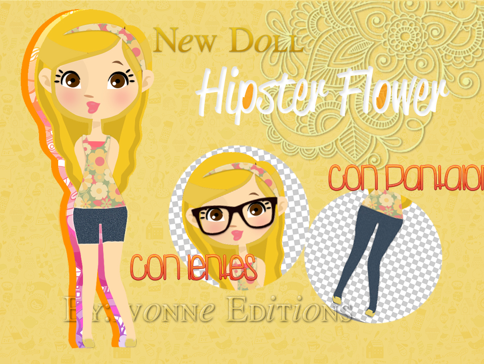 Hipster doll by Ivonne editions