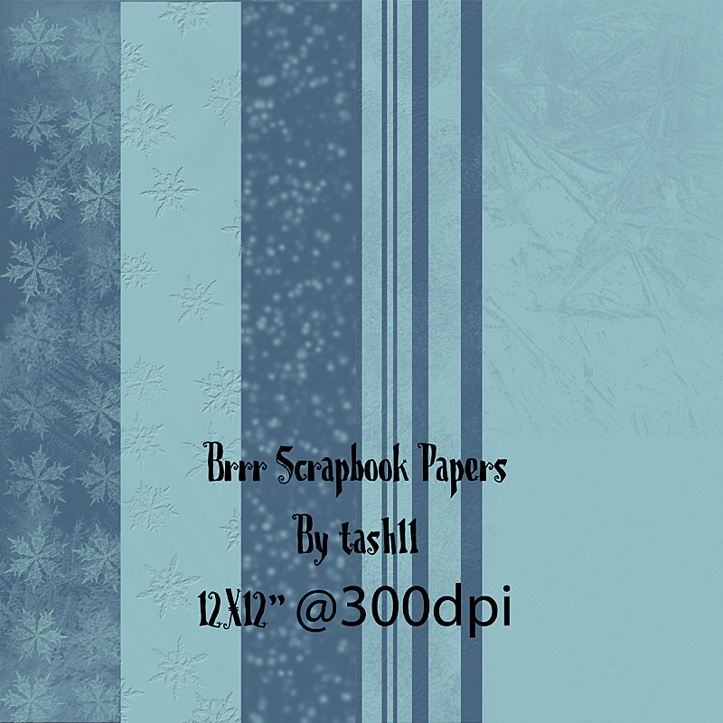 Brrr scrapbook papers