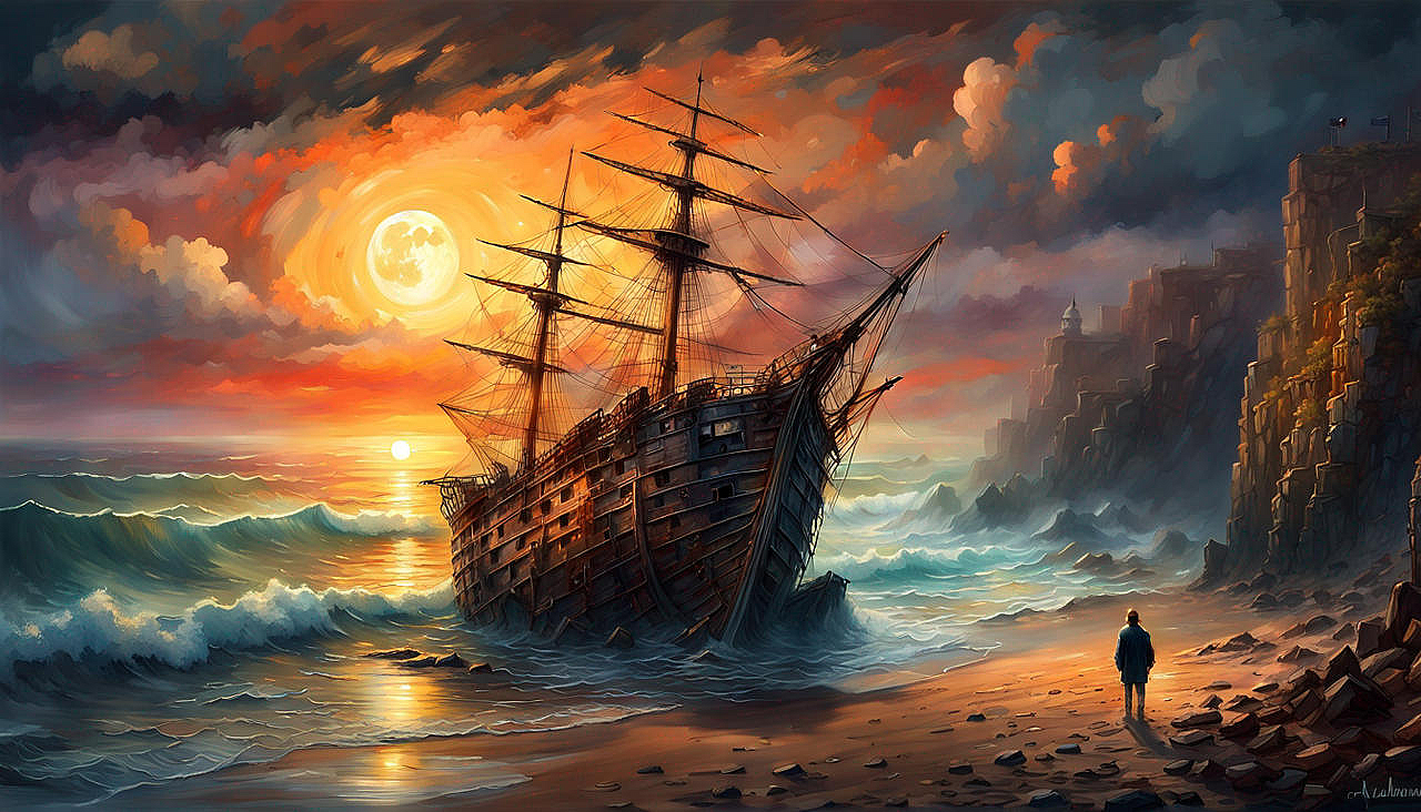 sunken ship by noart62 on DeviantArt