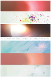 6 textures by heartbeatL