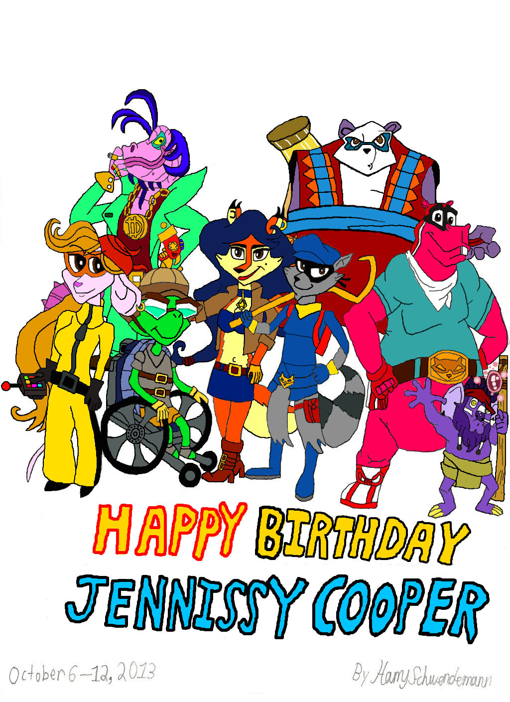 Happy Birthday JennissyCooper (Colored Version)