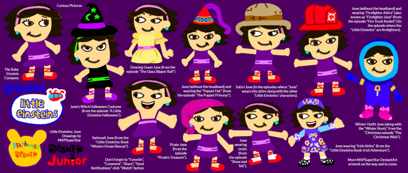 Little Einsteins June Drawings by MAPSuperStar by MAPSuperStar on