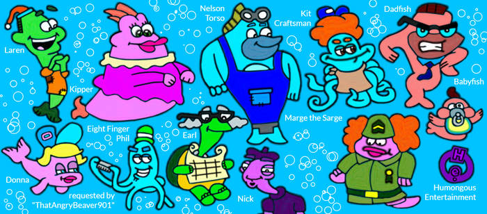 Freddi Fish Characters (Request-Read Script below)