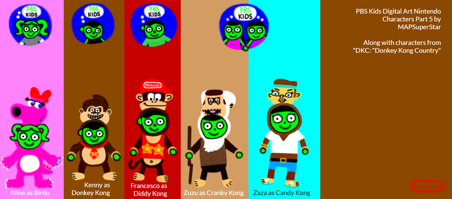 PBS Kids Digital Art: Nintendo Characters Part 5 by MAPSuperStar on ...