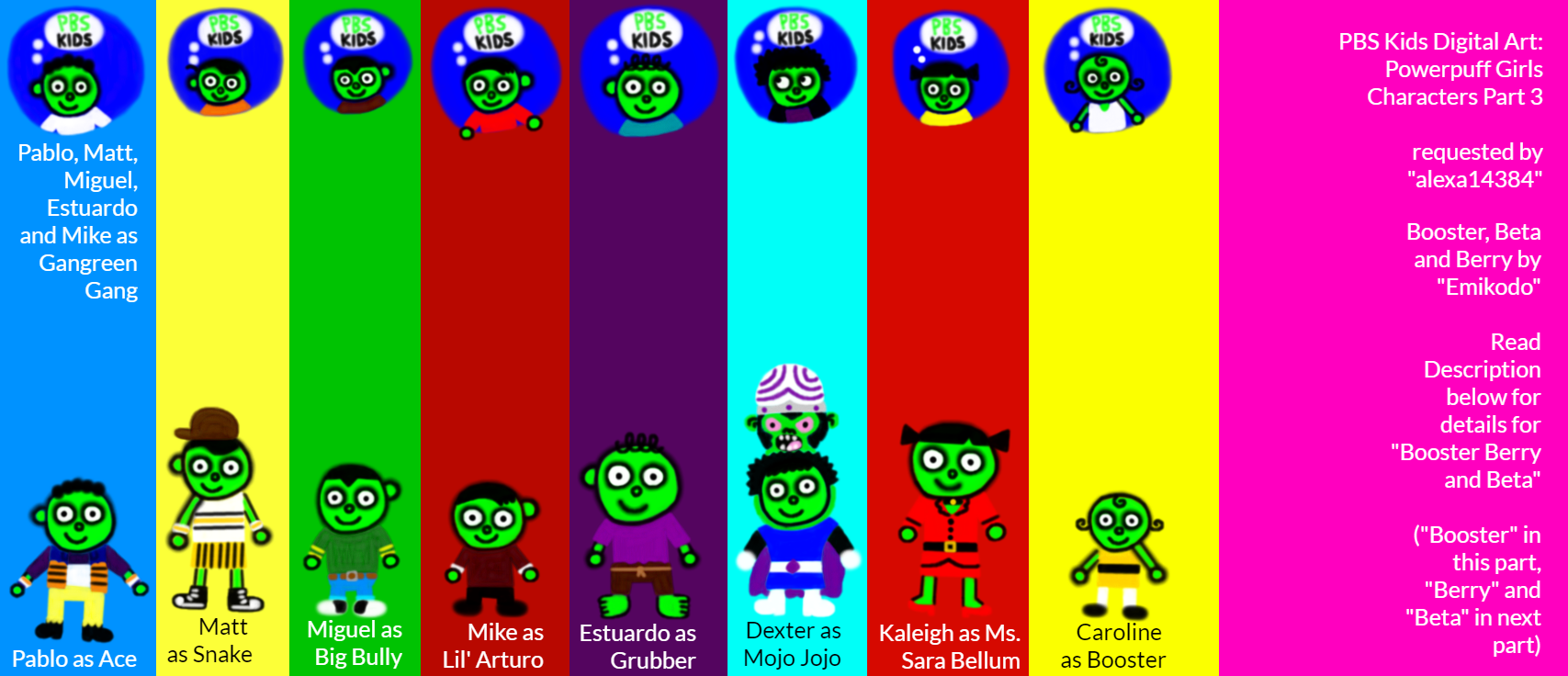 PBS Kids Digital Art: Powerpuff Girls Part 3 by MAPSuperStar on DeviantArt